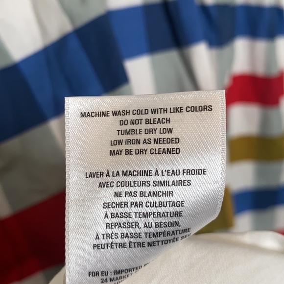 Maeve by Anthropologie Womens Red & Blue Cricket Club Belted Mini Dress size 6 - Picture 9 of 10